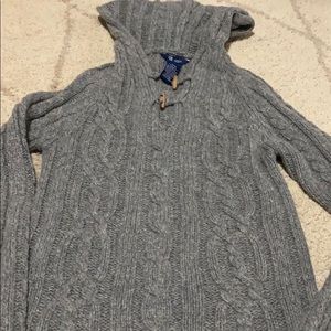 Grey hooded sweater
